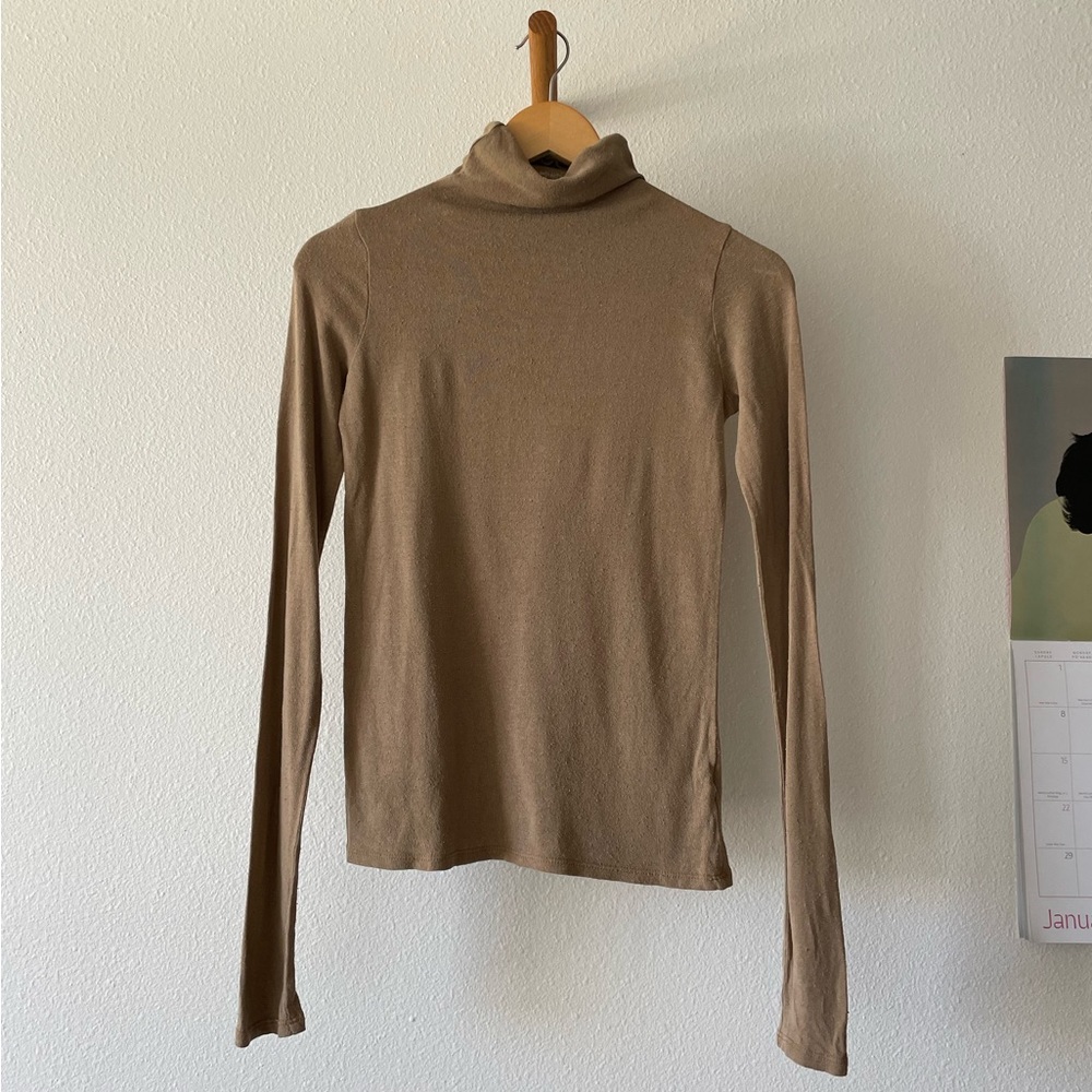 COPY for bundle order- Ozma Marianne Turtleneck, Silk Noil Jersey